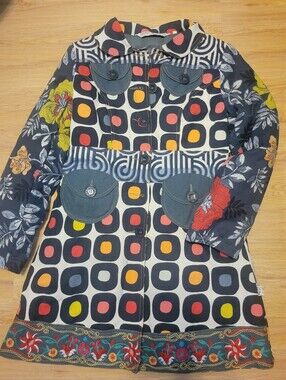 Savage Culture Boho Patchwork Coat Jacket - Medium